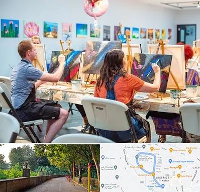 آموزشگاه رنگ روغن در بلوار گیلان رشت