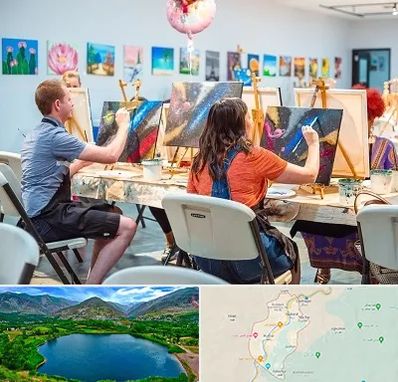 آموزشگاه رنگ روغن در رودبار