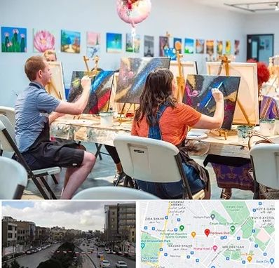 آموزشگاه رنگ روغن در بلوار فردوسی مشهد