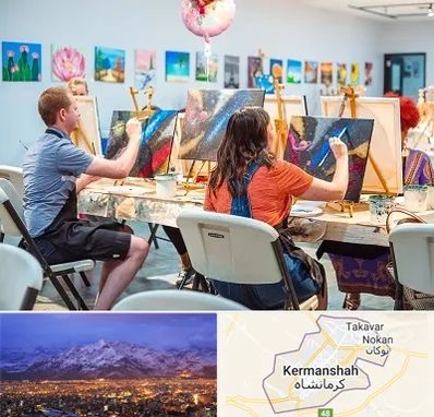 آموزشگاه رنگ روغن در کرمانشاه