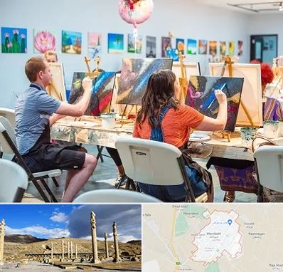 آموزشگاه رنگ روغن در مرودشت