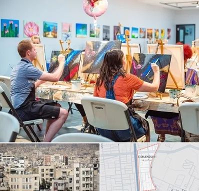 آموزشگاه رنگ روغن در اسکندری