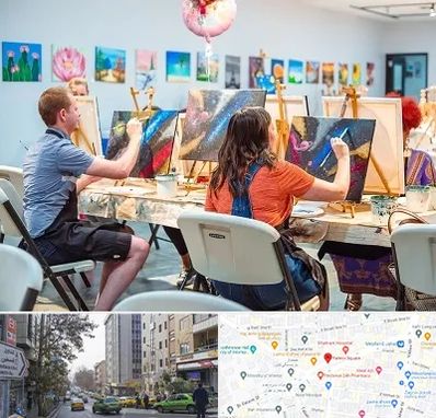 آموزشگاه رنگ روغن در فاطمی