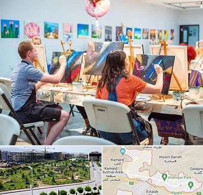 آموزشگاه رنگ روغن در پردیس