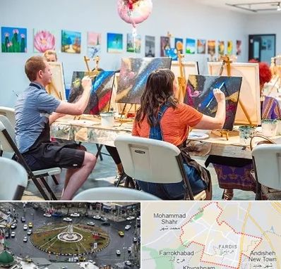 آموزشگاه رنگ روغن در فردیس کرج