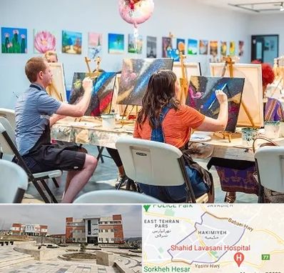 آموزشگاه رنگ روغن در حکیمیه