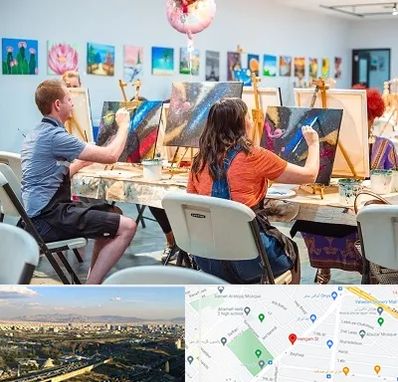 آموزشگاه رنگ روغن در هنگام