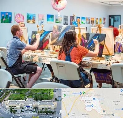 آموزشگاه رنگ روغن در نسیم شهر