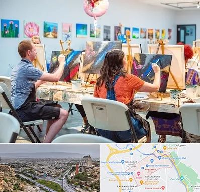 آموزشگاه رنگ روغن در معالی آباد شیراز