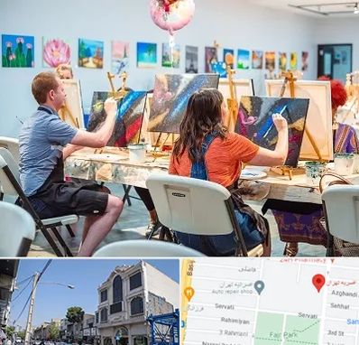 آموزشگاه رنگ روغن در افسریه