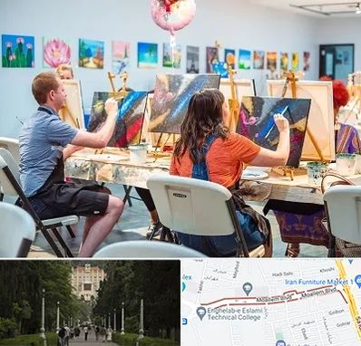 آموزشگاه رنگ روغن در بلوار معلم رشت