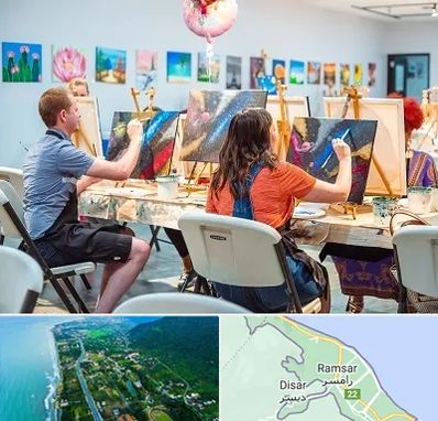 آموزشگاه رنگ روغن در رامسر