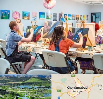 آموزشگاه رنگ روغن در خرم آباد