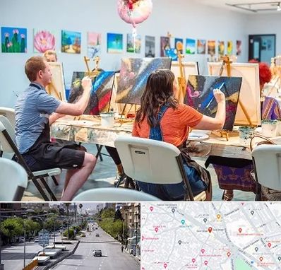 آموزشگاه رنگ روغن در خیابان زند شیراز