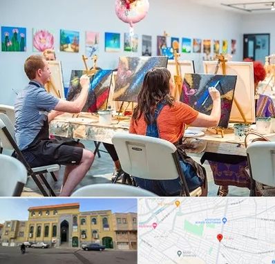 آموزشگاه رنگ روغن در زنبیل آباد قم