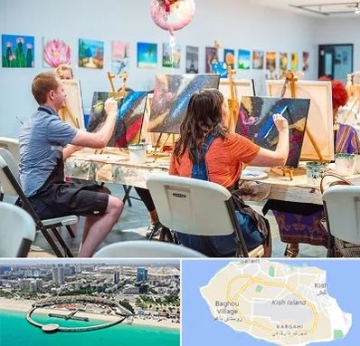 آموزشگاه رنگ روغن در کیش