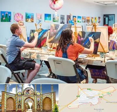 آموزشگاه رنگ روغن در سمنان