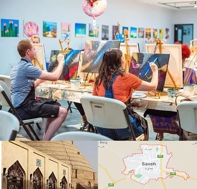 آموزشگاه رنگ روغن در ساوه
