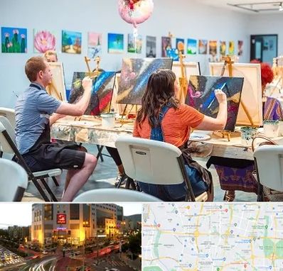 آموزشگاه رنگ روغن در جنت آباد تهران 