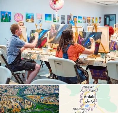 آموزشگاه رنگ روغن در اردبیل