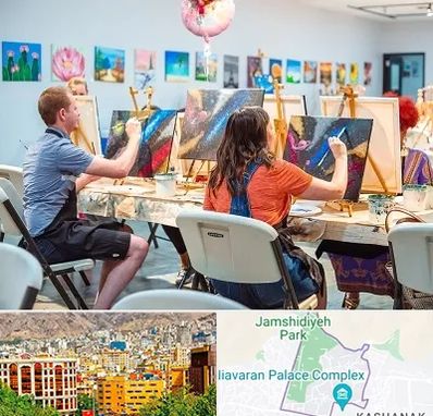 آموزشگاه رنگ روغن در نیاوران 