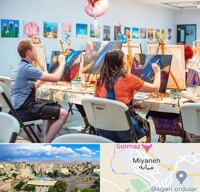 آموزشگاه رنگ روغن در میانه