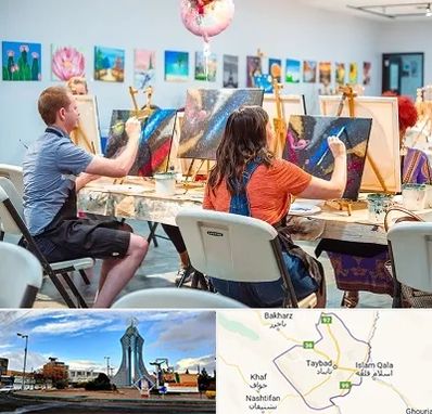 آموزشگاه رنگ روغن در تایباد