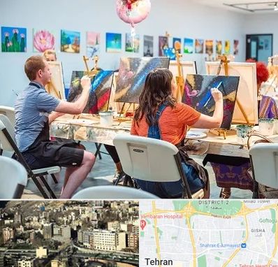 آموزشگاه رنگ روغن در مرزداران 