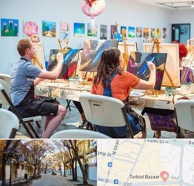 آموزشگاه رنگ روغن در تربیت تبریز