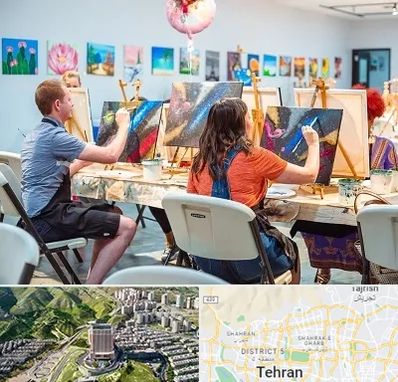 آموزشگاه رنگ روغن در شمال تهران