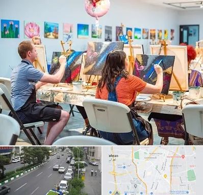 آموزشگاه رنگ روغن در ستارخان 