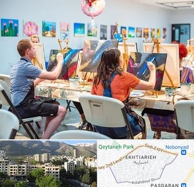 آموزشگاه رنگ روغن در اختیاریه