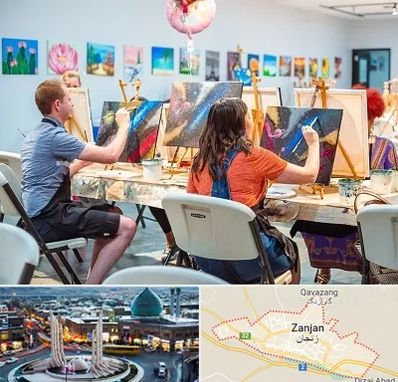 آموزشگاه رنگ روغن در زنجان