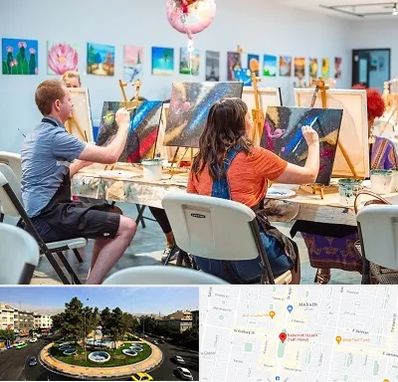 آموزشگاه رنگ روغن در هفت حوض