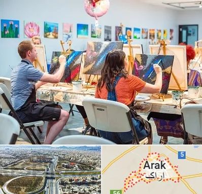 آموزشگاه رنگ روغن در اراک