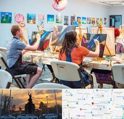 آموزشگاه رنگ روغن در میدان حر