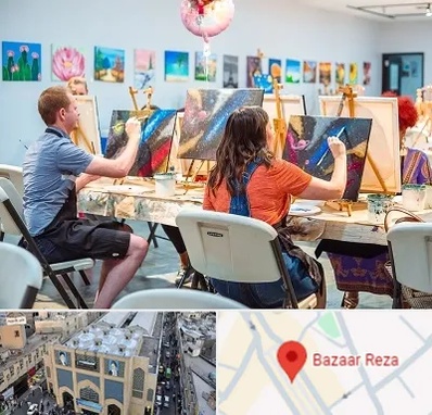 آموزشگاه رنگ روغن در بازار رضا مشهد
