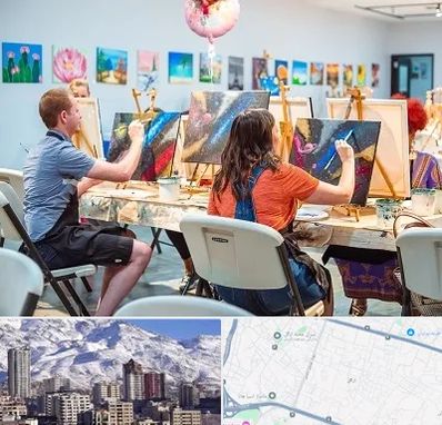 آموزشگاه رنگ روغن در ازگل