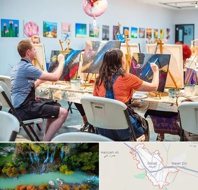 آموزشگاه رنگ روغن در دورود