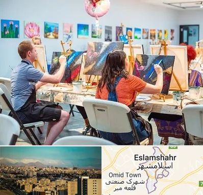 آموزشگاه رنگ روغن در اسلامشهر