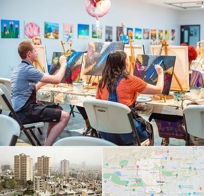 آموزشگاه رنگ روغن در منطقه 5 تهران