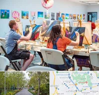 آموزشگاه رنگ روغن در قدوسی غربی شیراز