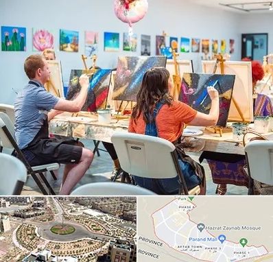 آموزشگاه رنگ روغن در پرند