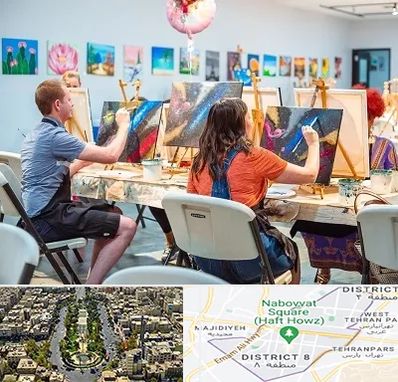 آموزشگاه رنگ روغن در نارمک