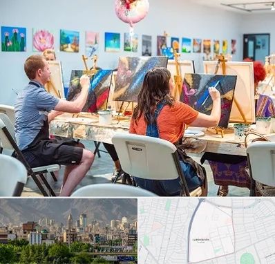 آموزشگاه رنگ روغن در جمشیدیه