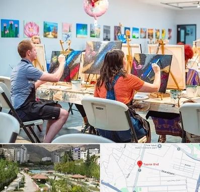 آموزشگاه رنگ روغن در بلوار تعاون