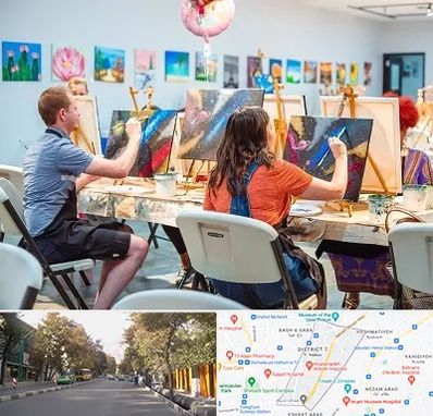 آموزشگاه رنگ روغن در شریعتی