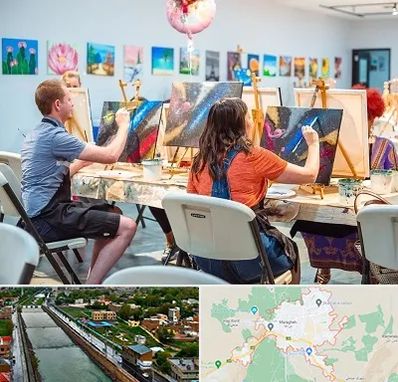 آموزشگاه رنگ روغن در مراغه