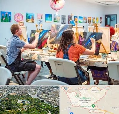 آموزشگاه رنگ روغن در شهرکرد