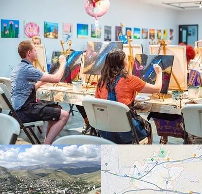 آموزشگاه رنگ روغن در رودهن